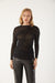 Black Mesh Maisie Top