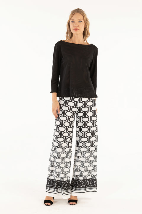 Black Mesh Ronan Top