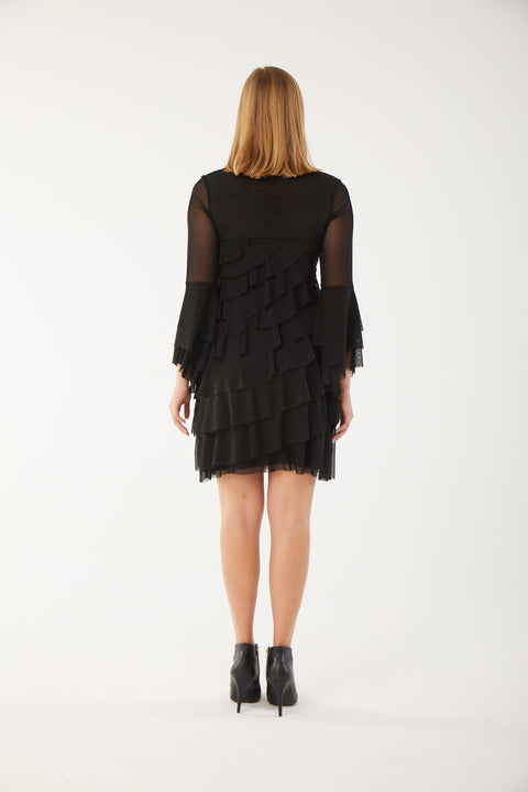 Black Mesh Merengue Dress